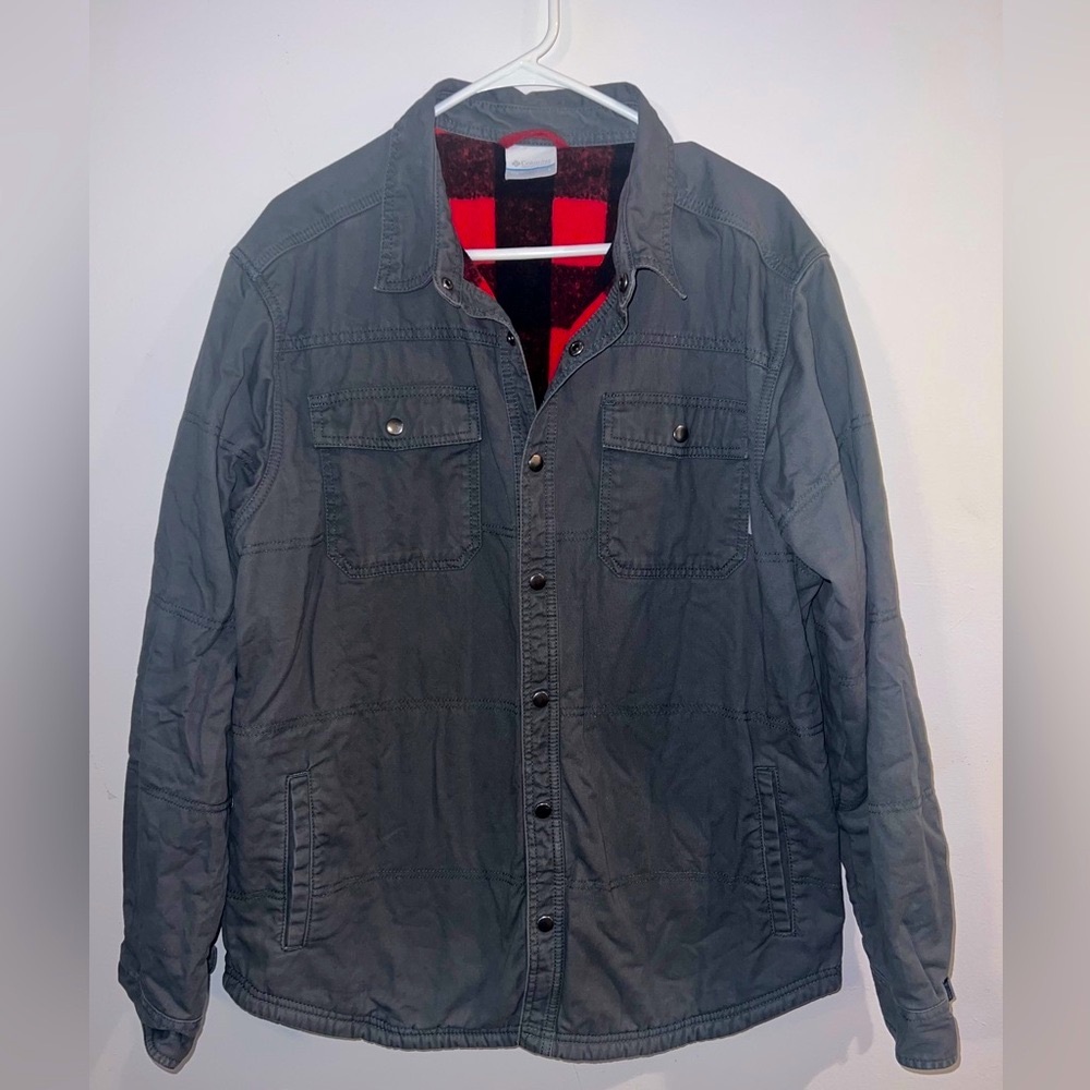 Columbia Men's Charcoal Shirt Jacket